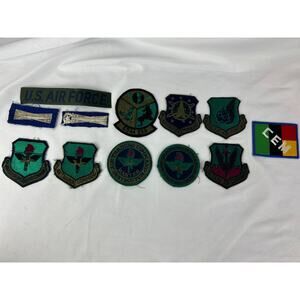 Vintage USAF Patch Lot Strategic Air Command SAC Military Insignia